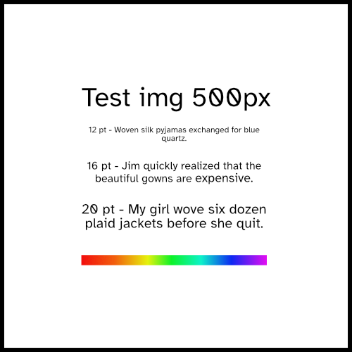 500px square test image